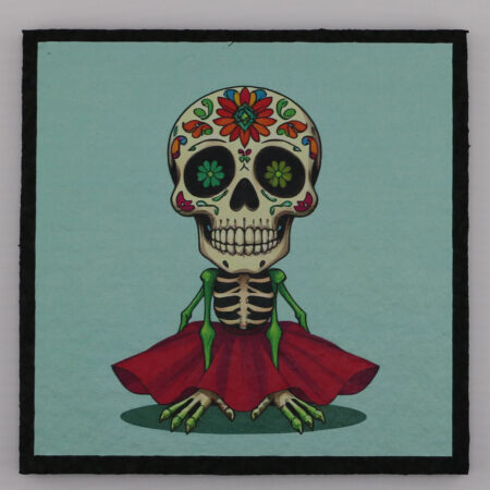 Skull in a tutu