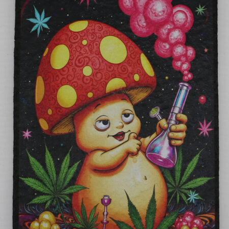 mushrooms and bong